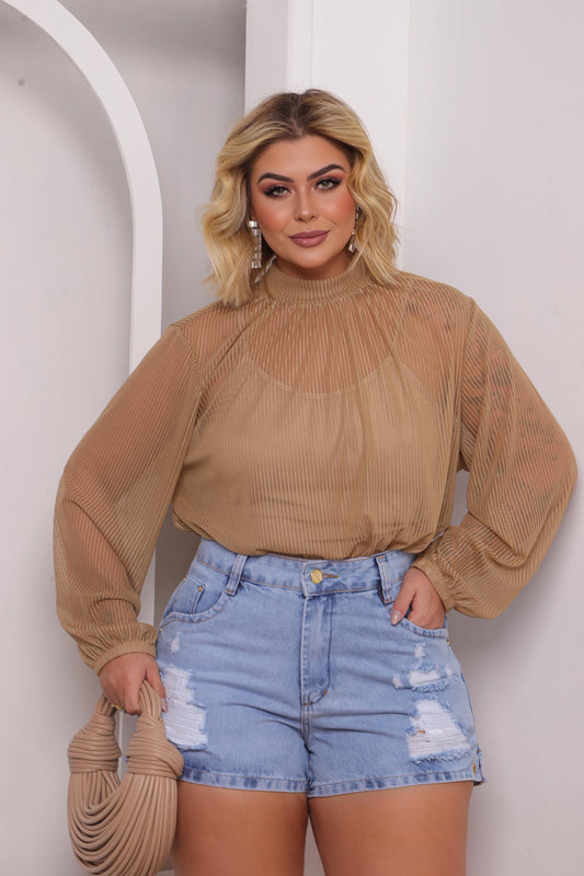 Short Plus Size Jeans - Cód. 0323