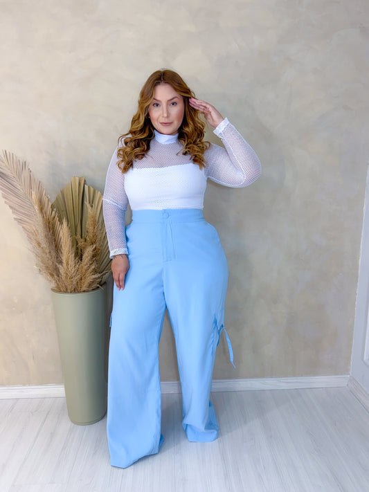 Cropped Plus Size Branco - Cód.0440