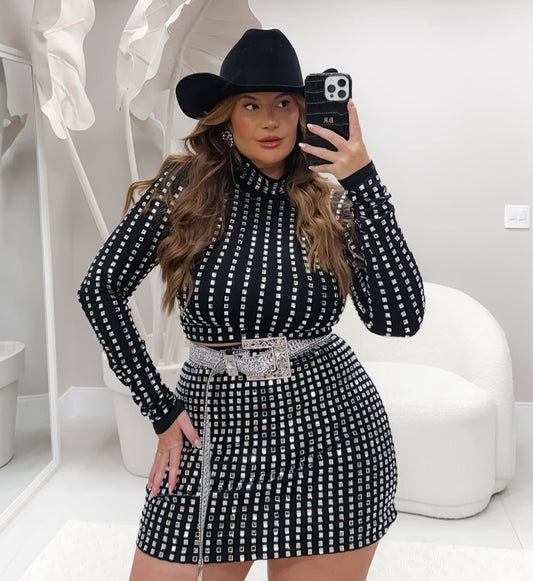 Cropped Plus Size Em Pedraria - Cód. 0329