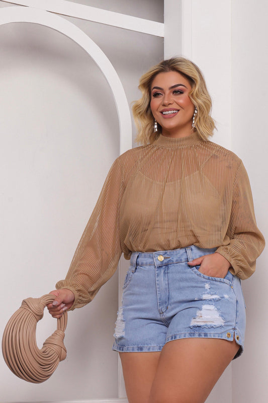Short Plus Size Jeans - Cód. 0323