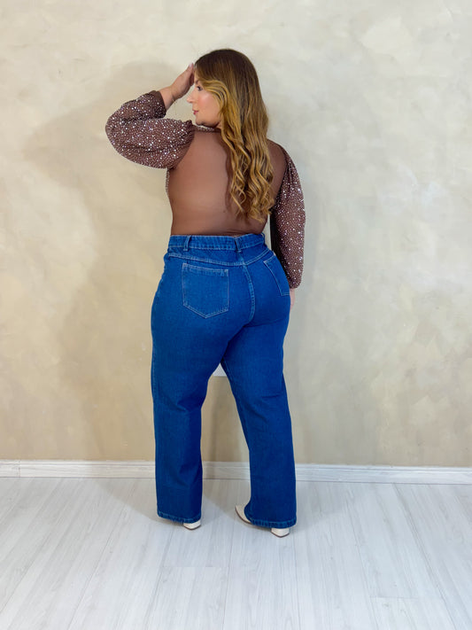 Calça Plus Size Jeans Sem Lycra - Cód.0377