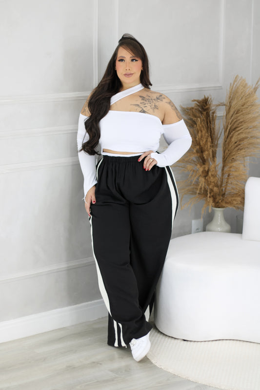 Calça Plus Size Pantalona - Cód. 0360
