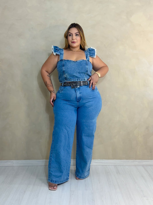 Cropped Jeans Plus Size - Cód. 0342