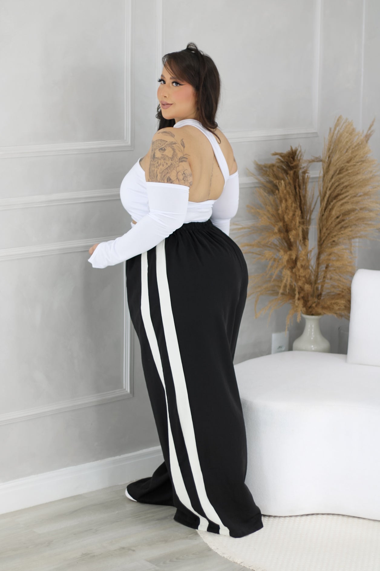 Calça Plus Size Pantalona - Cód. 0360