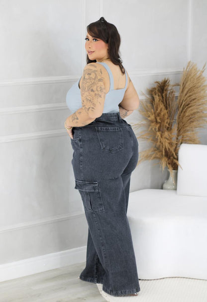 Calça Jeans Plus Size Sem Elastano - Cód. 0364