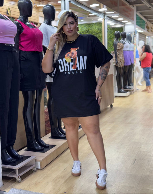 Camisão Over Preto - Cód. 0053