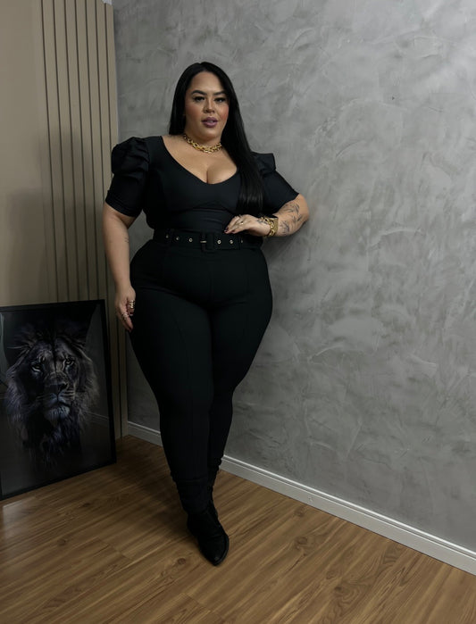Cropped Plus Size em Poliamida Premium - Cód. 0133
