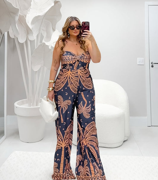 Macacão Plus Size Longo Tomara Que Caia - Cód.0404