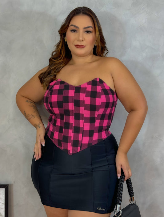 Cropped Plus Size em Bengaline Premium - Cód. 0130