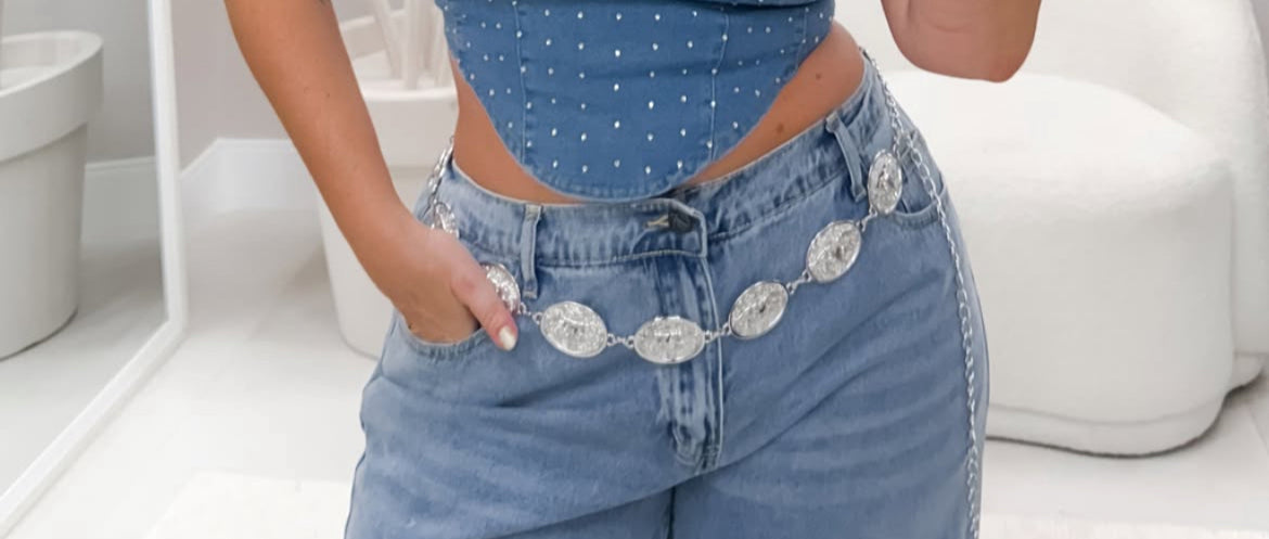 Cinto Plus Size Prata - Cód. 0069