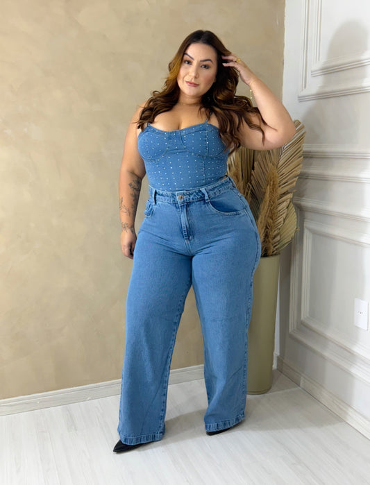 Calça Jeans Plus Size sem Elastano - Cód. 0042