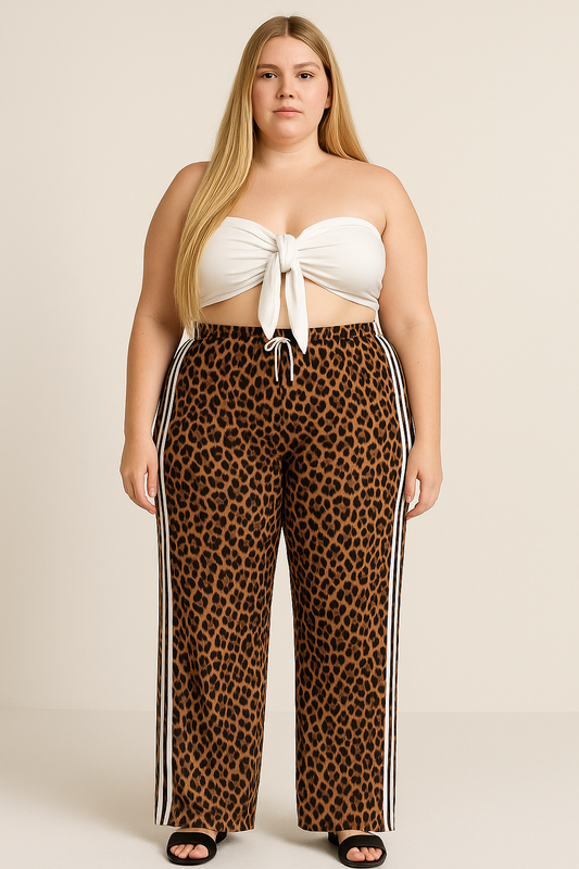 Calça Plus Size Pantalona - Cód.0398