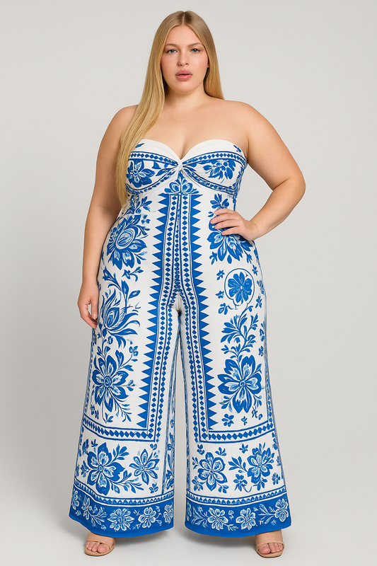 Macacão Plus Size Tomara Que Caia - Cód.0409